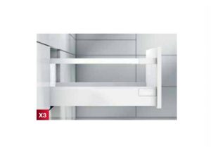 Ray hộp Blum Tandembox X3 màu xám 30kg 551.23.202