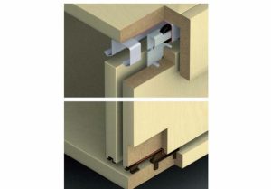 Bộ phụ kiện cửa trượt Hafele 25 IF AA cho cửa 3 cánh 400.51.323