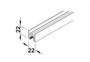 Khung trên dài 3m Hafele 403.75.300
