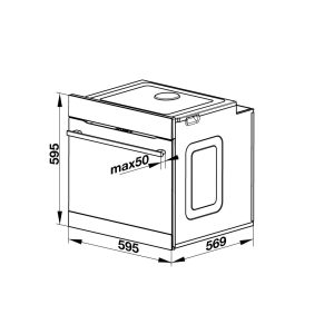 Bếp Từ, 90Cm, Cảm Ứng, Dolce Stil Novo, Đa Vùng Nấu, Màu Hoàn Thiện: Đen Và Đồng Hafele Sim693Wldr 535.64.169