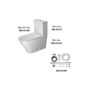 Bồn Cầu 2 Khối Durastyle Duravit HAFELE 588.45.383