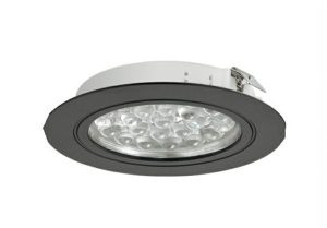 Đèn led Hafele Lắp âm 24V – Màu đen 833.75.007