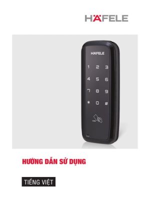 Khóa điện tử Hafele ER4400-TC cho cửa kính