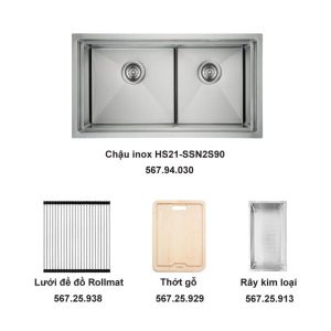 Ưu đãi trọn bộ chậu rửa chén Hafele HS21-SSN2S90 567.94.039
