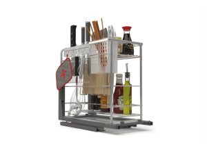 Bộ Đựng Chai Lọ Dao Thớt Sonata 200mm Hafele 549.20.012