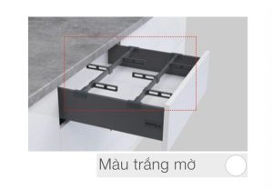 Bộ phụ kiện chia hộc tủ cho ray hộp Hafele 1200mm 552.49.729