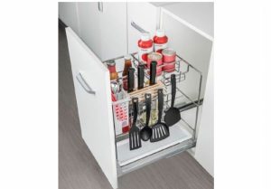 Rổ kéo để gia vị dao muỗng nĩa Häfele 300mm 549.34.053