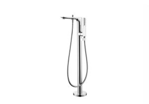 Bộ trộn bồn tắm đặt sàn Kobe chrome 589.15.120