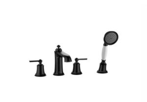 Bộ trộn bồn tắm 4-lỗ Kyoto màu đen 589.35.094