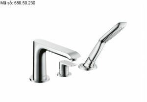 Bộ trộn bồn tắm 3 lỗ Metris Hansgrohe 589.50.230