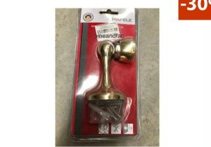 Chặn cửa nam châm Hafele đồng bóng 489.70.257