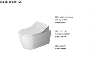 BỒN CẦU TREO TƯỜNG ME BY STARCK DURAVIT 588.46.406