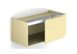 Cửa trượt bằng mặt cho tủ rộng 2000 mm Hafele 406.11.225