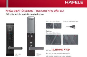 Khóa điện tử Hafele EL9000 - TCS