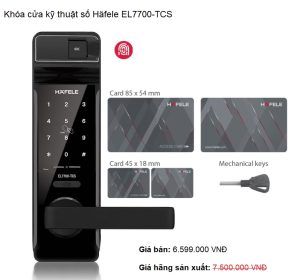 Khóa điện tử Hafele EL7700-TCS