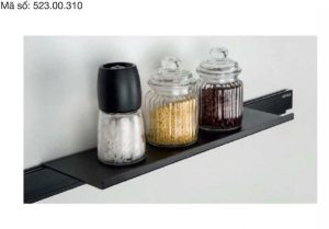 Kệ đa năng màu đen Hafele 406x130x16mm 523.00.310