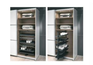 Kệ để giày màu xám cao 1000mm Hafele 806.22.500