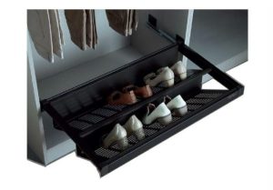 Kệ giày bằng kim loại Häfele 800mm màu nâu 807.95.163