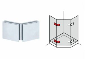 Kẹp kính – kính 135 độ Häfele 981.00.572