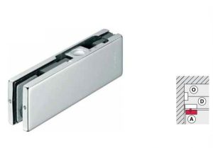 Kẹp kính trên Inox bóng 981.00.011