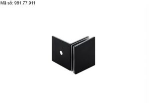 Kẹp Tường – Kính có bas màu đen Hafele 981.77.911