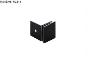 Kẹp Tường – Kính 90 độ màu đen Hafele 981.00.563