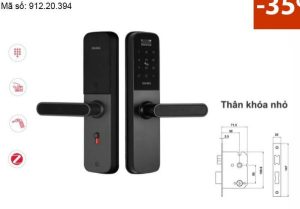 Khóa điện tử BAUMA BM600 Thân khóa nhỏ 912.20.394