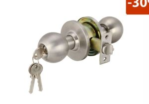 Khóa tay nắm tròn Hafele – loại lớn 911.64.266