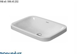 Lavabo vành nổi Durastyle Duravit 588.45.202