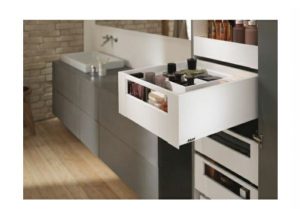 Ray hộp âm Blum LEGRABOX IC trắng mờ 40kg 550.73.766