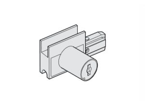 Miếng che cuối có khóa và khe kính Hafele 233.02.420