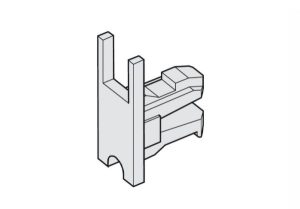 Miếng che cuối ( loại có khe kính ) Hafele 415.13.021