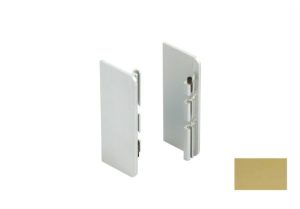 Nắp che – Tay nắm Gola chữ C màu vàng Hafele 126.36.583