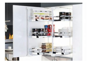 Tủ đồ khô 3 tầng Kesseböhmer ≥390mm dạng rổ lưới 545.75.273