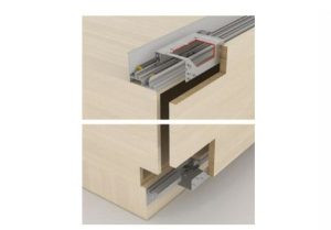 Phụ kiện cửa trượt 2 cánh Hafele 406.78.027