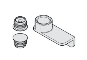 Giữ cửa nam châm cho cửa phẳng lắp trần hoặc từ bề mặt, có kèm dụng cụ khoan Hafele 408.30.229