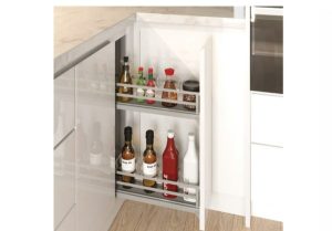 Rổ kéo để chai lọ OMERO 150 Hafele 150mm phiên bản phải 549.20.840