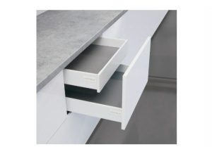 Ray hộp Inner Alto-S màu trắng mờ, chiều cao 80mm Hafele 552.55.724