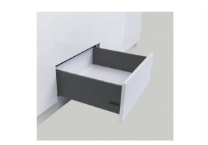 Ray hộp Alto-S màu xám đậm, cơ cấu giảm chấn, chiều cao 170mm Hafele 552.35.385