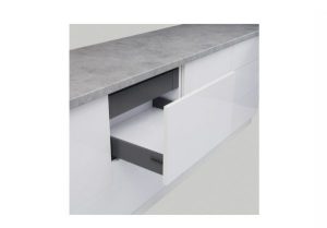 Ray hộp Alto-S nhấn mở màu xám đậm chiều cao 80mm Hafele 552.36.335