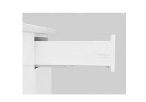 Ray hộp Alto-S màu trắng mờ, cơ cấu nhấn mở, cao 120mm Hafele 552.36.745