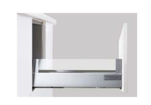 Ray hộp Alto với thành kính H199 màu trắng mờ, chiều dài 300 mm Hafele 552.03.791