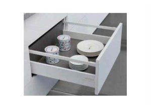 Ray hộp Hafele S2 chức năng giảm chấn màu trắng 552.55.706