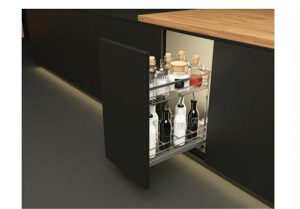 Rổ kéo để gia vị Cucina 400mm Mạ Chrome 549.20.235