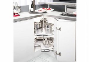 RỔ KÉO GÓC 3/4 HÄFELE DẠNG ĐÁY TRẮNG 542.31.650