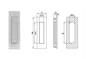 Tay nắm âm Hafele 903.11.960