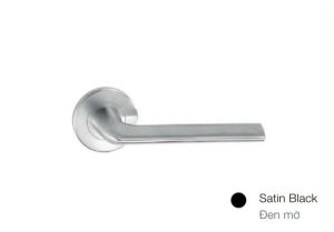 Tay nắm gạt có nắp che màu đen mờ Inox 304 Hafele 903.99.793