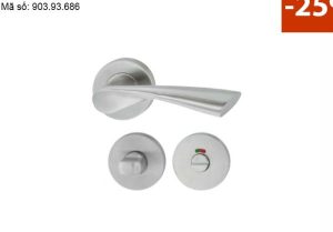 Tay nắm gạt Hafele cho cửa vệ sinh 903.93.646