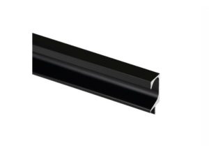 Tay nắm dạng thanh nhôm mạ màu đen mờ Hafele 126.27.303