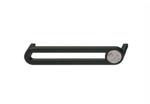 Tay nắm tủ Hafele màu đen mờ 167mm 106.70.175